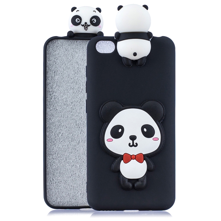 

For Xiaomi Redmi GO 3D Cartoon Pattern Shockproof TPU Protective Case(Red Bow Panda)