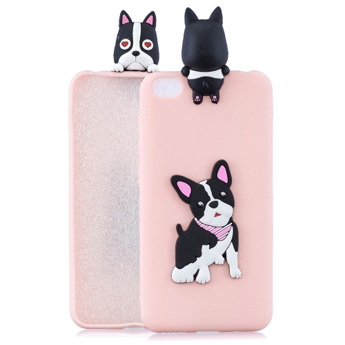 

For Xiaomi Redmi GO 3D Cartoon Pattern Shockproof TPU Protective Case(Cute Dog)