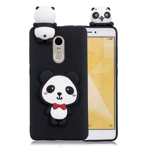 

For Xiaomi Redmi Note 4 & 4X 3D Cartoon Pattern Shockproof TPU Protective Case(Red Bow Panda)