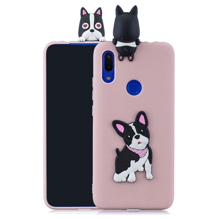 

For Xiaomi Redmi Note 7 3D Cartoon Pattern Shockproof TPU Protective Case(Cute Dog)