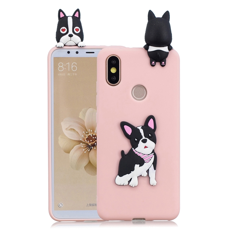 

For Xiaomi Redmi S2 3D Cartoon Pattern Shockproof TPU Protective Case(Cute Dog)