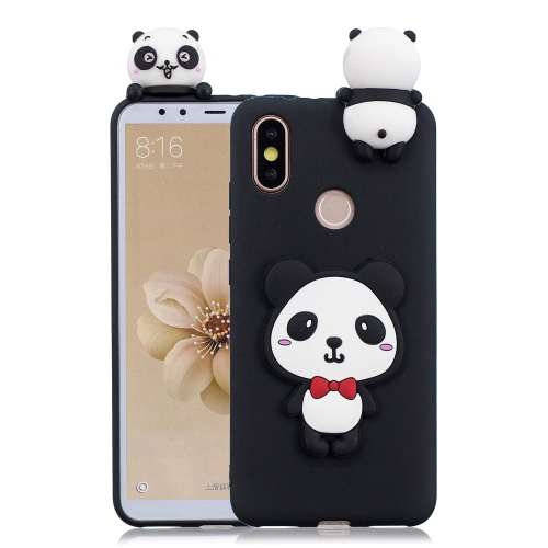 

For Xiaomi Mi 6X / A2 3D Cartoon Pattern Shockproof TPU Protective Case(Red Bow Panda)