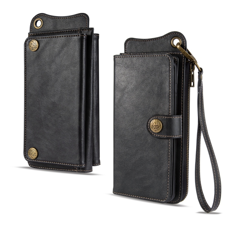 

For Huawei P30 Pro Multi-function PU + TPU Horizontal Flip Leather Case with Card Slots & Wallet & Photo Frame & Lanyard(Black)