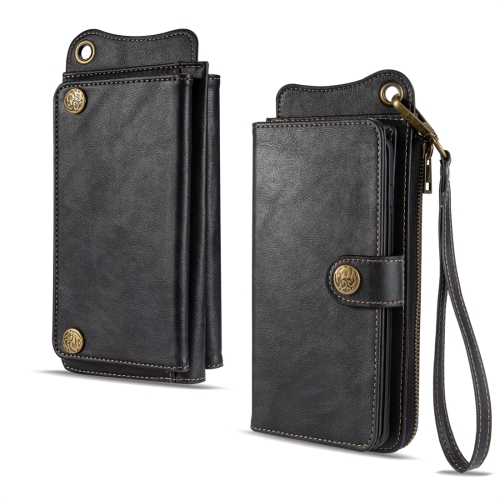 

For Galaxy S10 Multi-function PU + TPU Horizontal Flip Leather Case with Card Slots & Wallet & Photo Frame & Lanyard(Black)