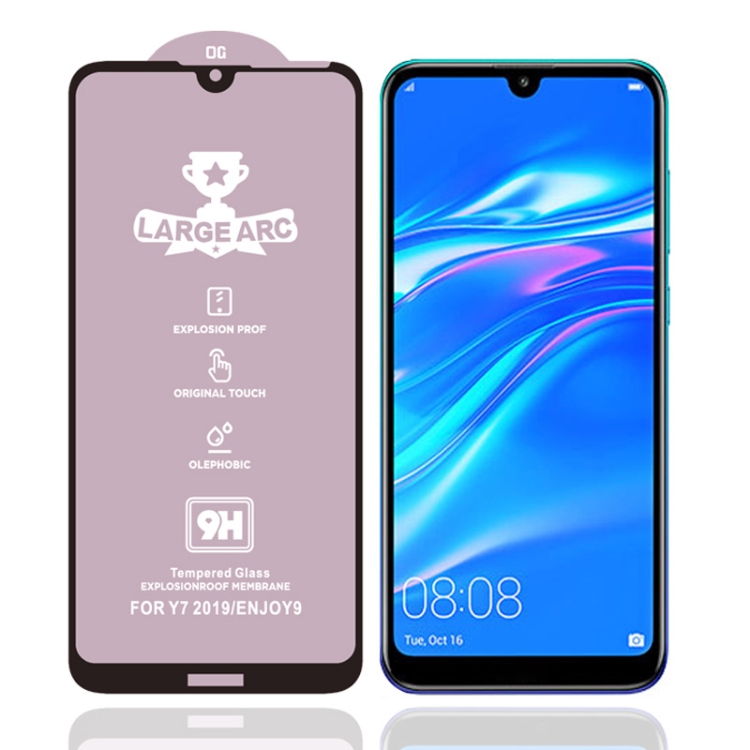 

For Huawei Y7 (2019) 9H HD High Alumina Full Screen Tempered Glass Film