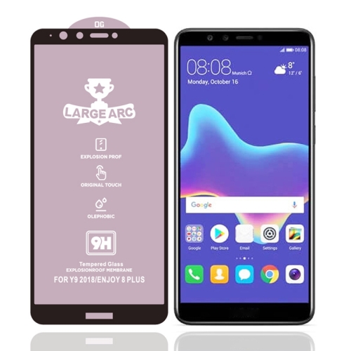 

For Huawei Y9 (2018) 9H HD High Alumina Full Screen Tempered Glass Film