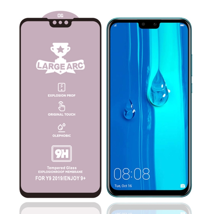 

For Huawei Y9 (2019) 9H HD High Alumina Full Screen Tempered Glass Film