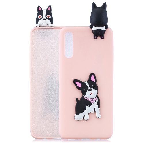 

For Galaxy A50 3D Cartoon Pattern Shockproof TPU Protective Case(Cute Dog)