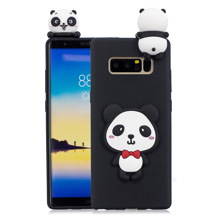 

For Galaxy Note 8 3D Cartoon Pattern Shockproof TPU Protective Case(Red Bow Panda)