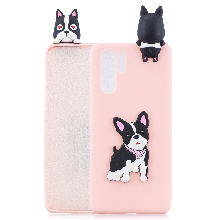 

For Galaxy Note 10+ 3D Cartoon Pattern Shockproof TPU Protective Case(Cute Dog)