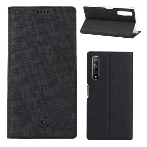 

For Huawei Honor 9X Pro & Honor 9X & Y9s ViLi Magnet Horizontal Flip Shockproof TPU + PU Leather Protective Case Card Slot & Holder(Black)