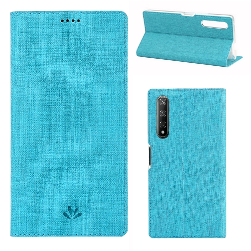 

For Huawei Honor 9X Pro & Honor 9X & Y9s Magnet Horizontal Flip Shockproof TPU + PU Leather Protective Case Card Slot & Holder(Blue)