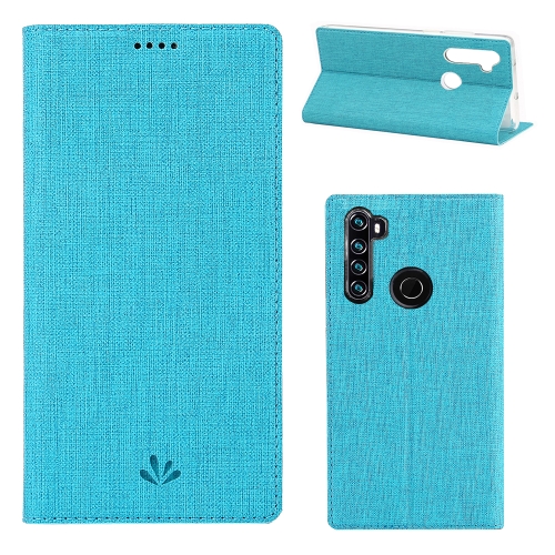 

For Redmi Note 8T Magnet Horizontal Flip Shockproof TPU + PU Leather Protective Case Card Slot & Holder(Blue)