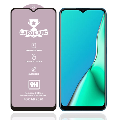 

For OPPO A9 (2020) 9H HD High Alumina Full Screen Tempered Glass Film