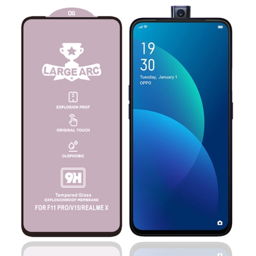 

For OPPO F11 Pro 9H HD High Alumina Full Screen Tempered Glass Film