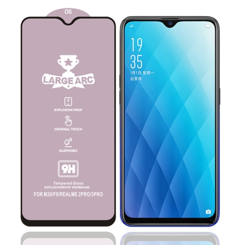 

For OPPO A7x 9H HD High Alumina Full Screen Tempered Glass Film