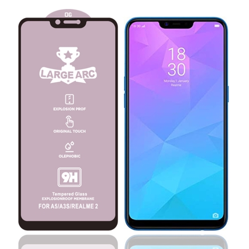 

For OPPO Realme 2 9H HD High Alumina Full Screen Tempered Glass Film