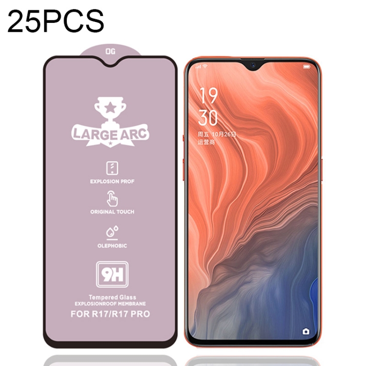 

For OPPO Reno Z 25 PCS 9H HD High Alumina Full Screen Tempered Glass Film