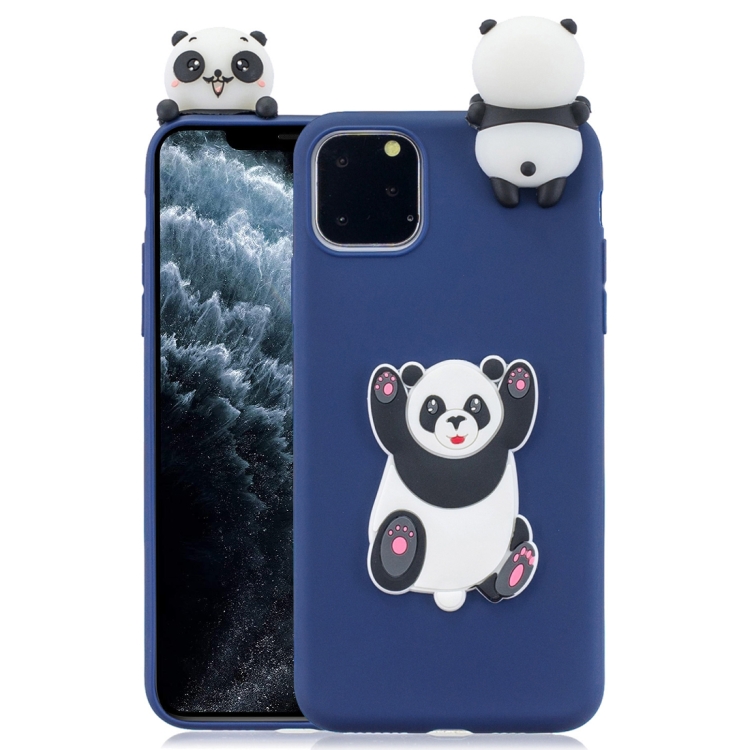 

For iPhone 11 Pro 3D Cartoon Pattern Shockproof TPU Protective Case(Panda)