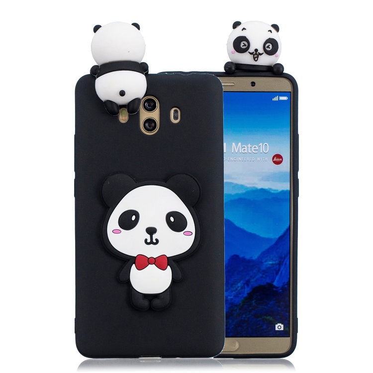 

For Huawei Mate 10 3D Cartoon Pattern Shockproof TPU Protective Case(Red Bow Panda)
