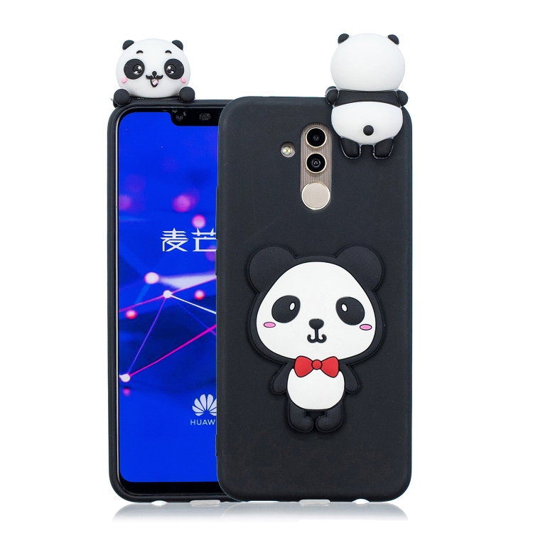 

For Huawei Mate 20 Lite 3D Cartoon Pattern Shockproof TPU Protective Case(Red Bow Panda)