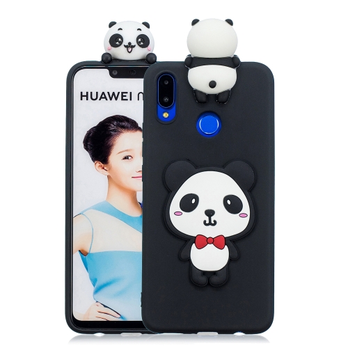 

For Huawei Nova 3i 3D Cartoon Pattern Shockproof TPU Protective Case(Red Bow Panda)