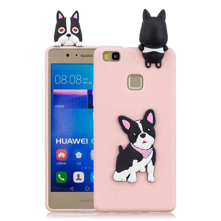 

For Huawei P9 Lite 3D Cartoon Pattern Shockproof TPU Protective Case(Cute Dog)