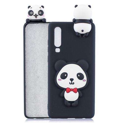 

For Huawei P30 3D Cartoon Pattern Shockproof TPU Protective Case(Red Bow Panda)