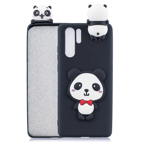 

For Huawei P30 Pro 3D Cartoon Pattern Shockproof TPU Protective Case(Red Bow Panda)