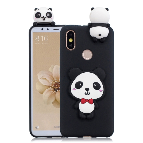 

For Huawei Y6 2019 3D Cartoon Pattern Shockproof TPU Protective Case(Red Bow Panda)
