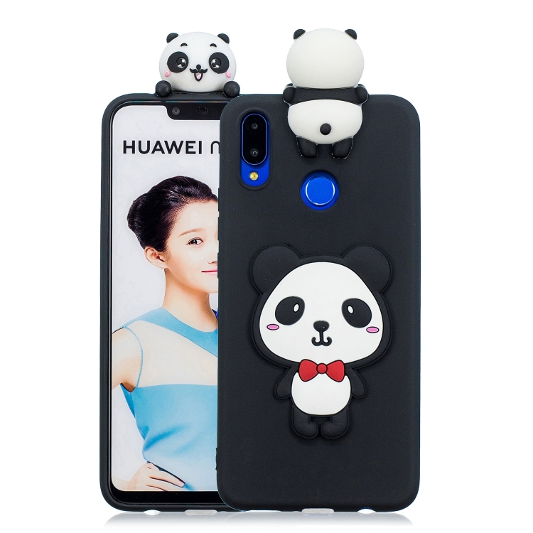 

For Huawei Honor 8X 3D Cartoon Pattern Shockproof TPU Protective Case(Red Bow Panda)