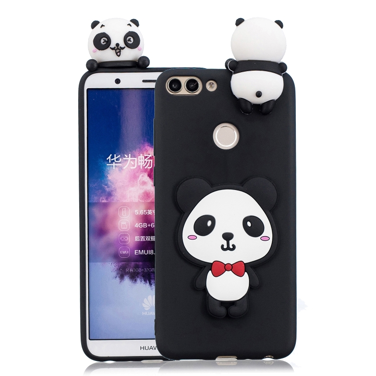 

For Huawei Honor 9i 3D Cartoon Pattern Shockproof TPU Protective Case(Red Bow Panda)