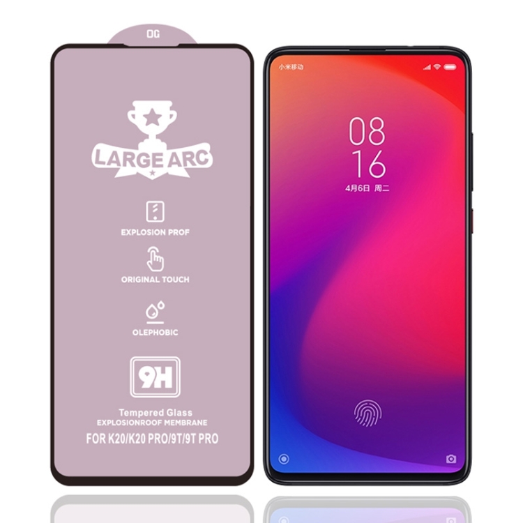 

For Xiaomi Mi 9T 9H HD Large Arc High Alumina Full Screen Tempered Glass Film