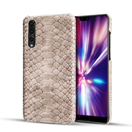 

For Huawei P20 Pro Snakeskin Texture PC + PU Case(Grey)