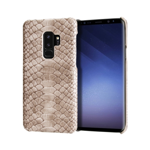 

For Galaxy S9 Snakeskin Texture PC + PU Case(Grey)