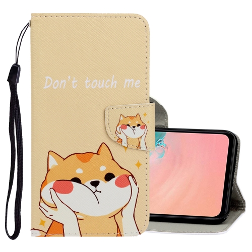 

For Galaxy S20 Ultra 3D Colored Drawing Horizontal Flip PU Leather Case with Holder & Card Slots & Wallet(Shiba Inu)