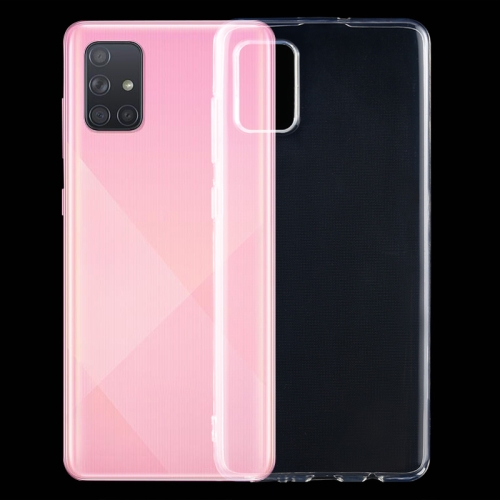 

For Galaxy A71 0.75mm Ultrathin Transparent TPU Soft Protective Case