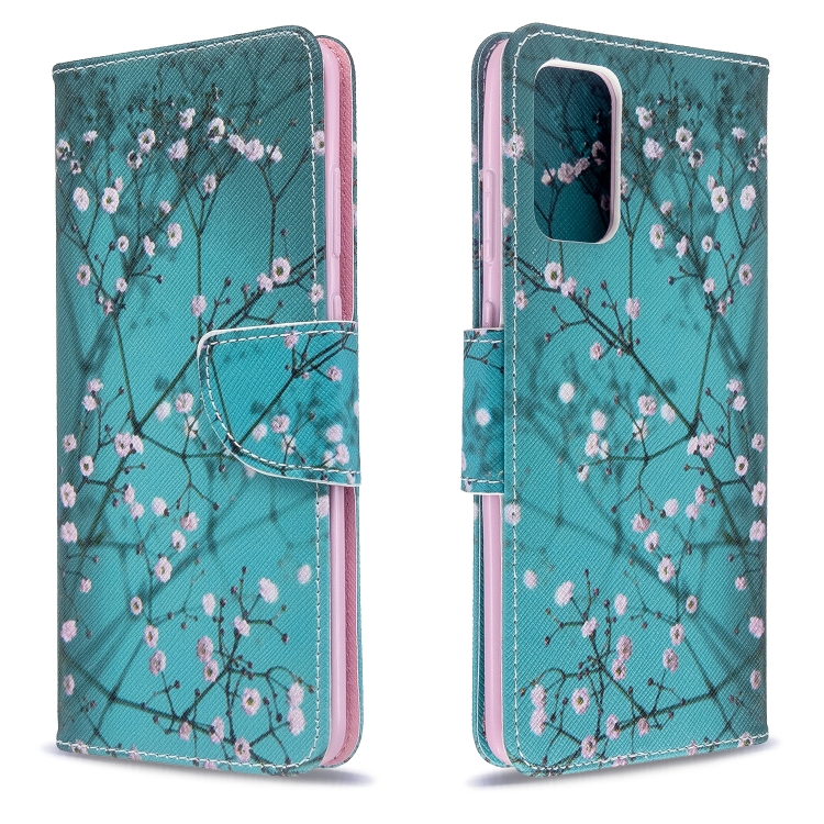 

For Galaxy S20 Ultra Colored Drawing Pattern Horizontal Flip Leather Case with Holder & Card Slots & Wallet(Plum Blossom)