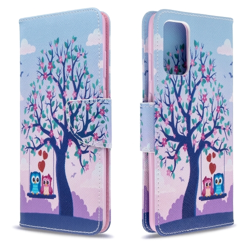 

For Galaxy S20+ Colored Drawing Pattern Horizontal Flip Leather Case with Holder & Card Slots & Wallet(Tree)