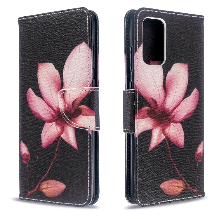 

For Galaxy S20 Ultra Colored Drawing Pattern Horizontal Flip Leather Case with Holder & Card Slots & Wallet(Lotus)