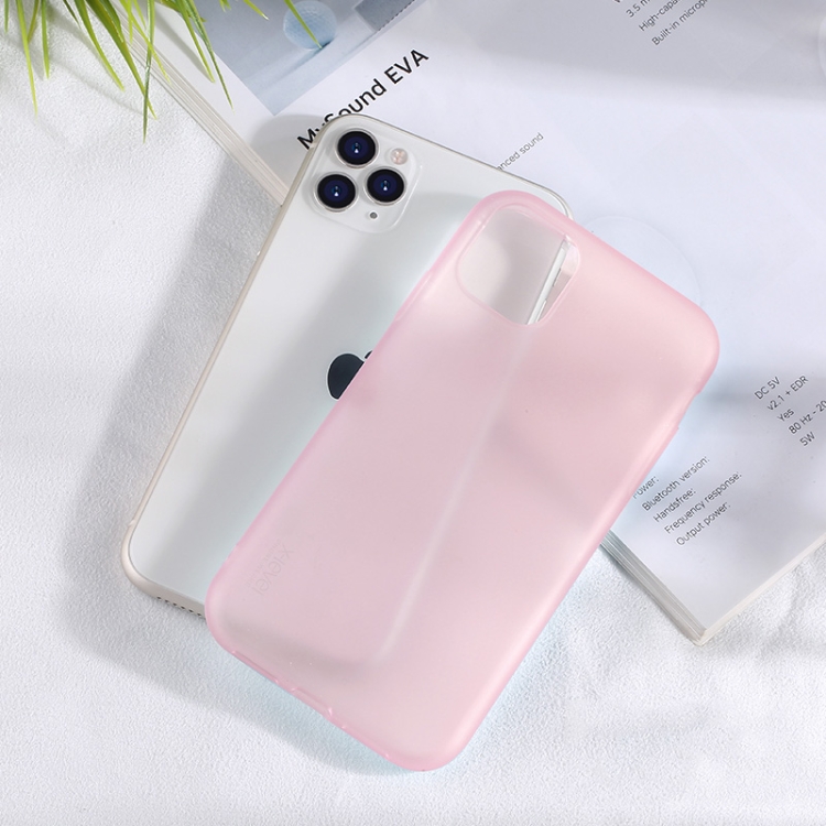 

For iPhone 11 Pro X-level Starsand Series Anti-fingerprint All-inclusive Case(Transparent Pink)