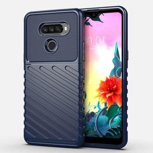 

For LG K50s Thunderbolt Shockproof TPU Soft Case(Blue)