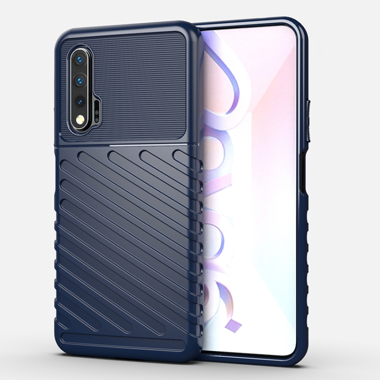

For Huawei Nova 6 Thunderbolt Shockproof TPU Soft Case(Blue)