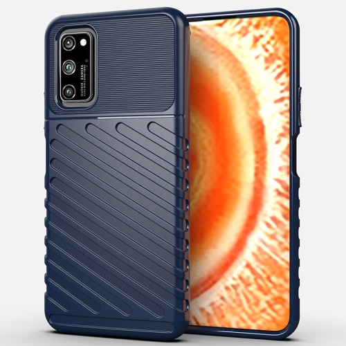 

For Huawei Honor V30 Pro Thunderbolt Shockproof TPU Soft Case(Blue)