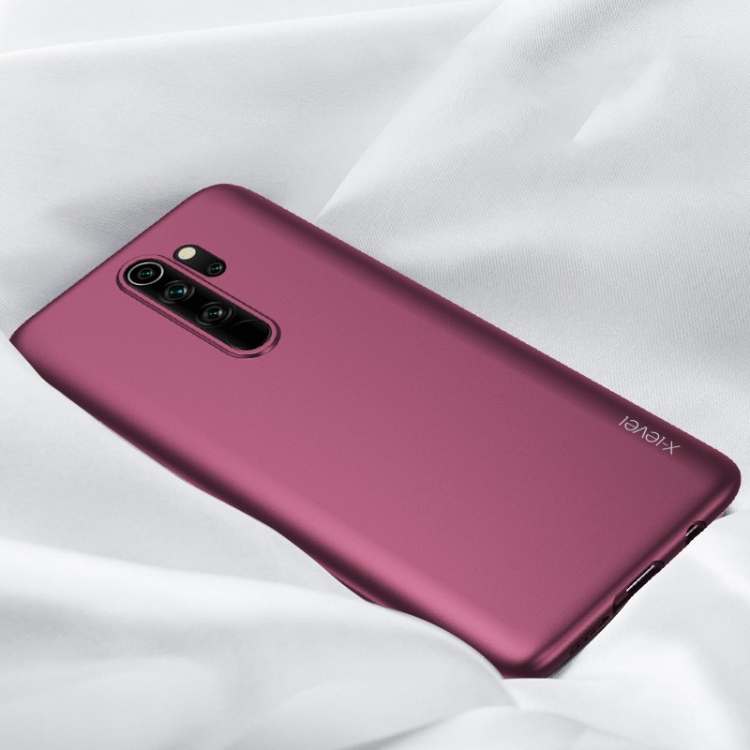 

For Xiaomi Redmi Note 8 Pro X-level Guardian Series Ultra-thin All-inclusive Shockproof TPU Case(Wine Red)