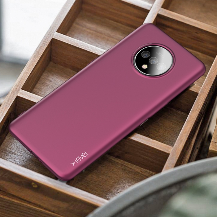 

For OnePlus 7T X-level Guardian Series Ultra-thin All-inclusive Shockproof TPU Case(Wine Red)