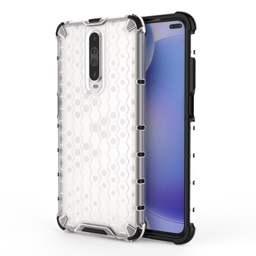 

For Xiaomi Redmi K30 Shockproof Honeycomb PC + TPU Protective Case(White)