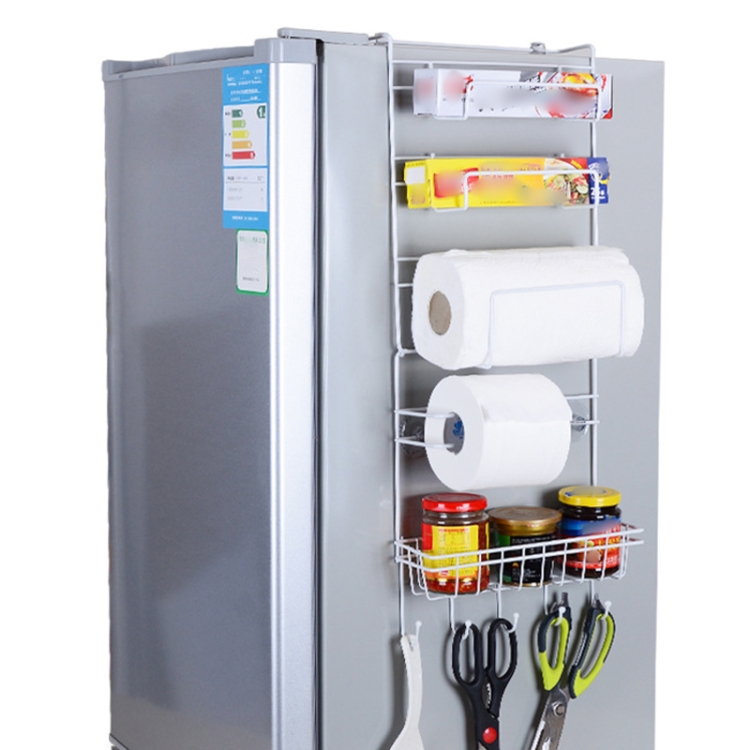 

Multi-layer Fridge Storage Rack Side Shelf Sidewall Holder Multi-function Kitchen Organizer Household, Size:Multifunctional Rack