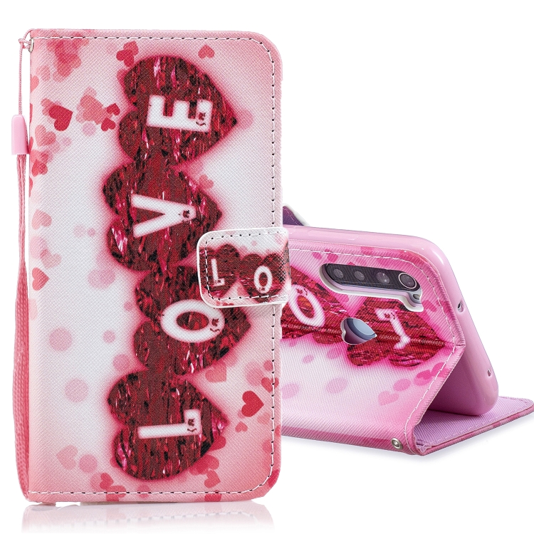 

For Xiaomi Redmi Note 8 Horizontal Flip Leather Case with Holder & Card Slots & Wallet(LOVE)