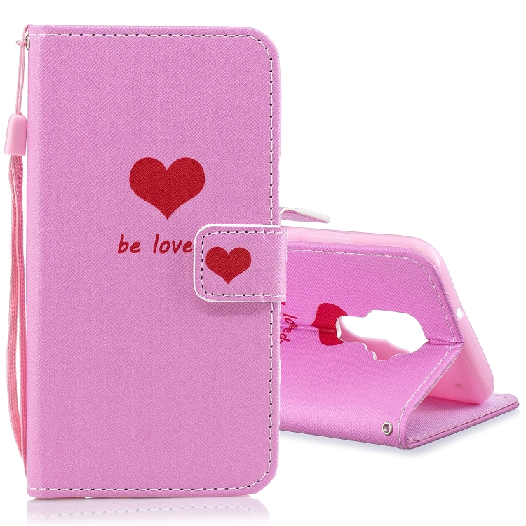 

For Huawei Nova 5i Pro Horizontal Flip Leather Case with Holder & Card Slots & Wallet(A Red Heart)